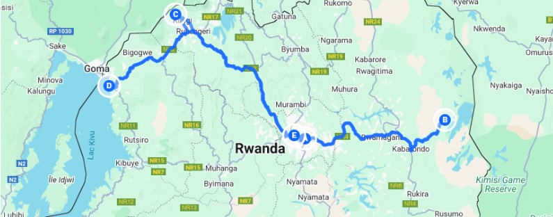 Rwanda Map