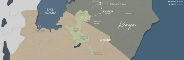 Tanzania Climbing Kiliminjaro Map